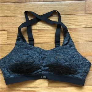 Victoria’s Secret Black & Gray Sports Bra 34B